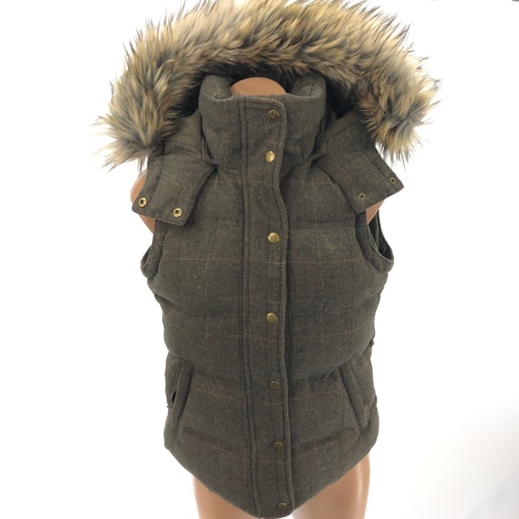 Jack Wills Gilet 6 Vest Wool Blend 